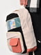 Рюкзак текстильний бежевого кольору | 6769968 | фото 2