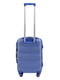Маленька синя дорожня пластикова валіза на 4-х колесах (45 л) | 6766389 | фото 3