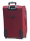 Велика тканинна валіза бордового кольору на 2-х колесах | 6766396 | фото 2