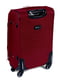 Мала тканинна валіза бордового кольору на 4-х колесах | 6766404 | фото 2