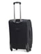 Мала тканинна валіза чорного кольору на 4-х колесах | 6766408 | фото 3