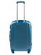 Маленька дорожня сріблясто-синя валіза на 4-х колесах (45 л) | 6766409 | фото 2