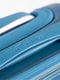 Маленька дорожня сріблясто-синя валіза на 4-х колесах (45 л) | 6766409 | фото 5
