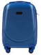 Синя дорожня пластикова валіза маленького розміру на 4-х колесах (28 л) | 6766416 | фото 2