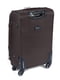 Мала тканинна валіза коричневого кольору на 4-х колесах | 6766426 | фото 2