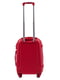Маленька червона дорожня пластикова валіза на 4-х колесах (45 л) | 6766444 | фото 3