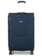 Середня текстильна валіза синього кольору | 6766446 | фото 2