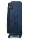 Середня текстильна валіза синього кольору | 6766446 | фото 4