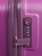 Велика пластикова валіза фіолетового кольору | 6766566 | фото 3