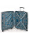Середня пластикова валіза сріблястого кольору | 6766575 | фото 7