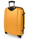 Середня пластикова валіза жовтого кольору | 6766599 | фото 2