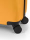 Середня пластикова валіза жовтого кольору | 6766599 | фото 6