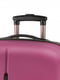 Середня пластикова валіза рожевого кольору | 6766600 | фото 3