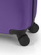 Середня пластикова валіза фіолетового кольору | 6766602 | фото 6