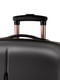 Середня пластикова валіза чорного кольору | 6766603 | фото 3