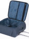 Мала текстильна валіза синього кольору | 6766608 | фото 3