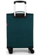 Мала текстильна валіза бірюзового кольору | 6766615 | фото 3