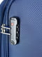 Мала текстильна валіза синього кольору | 6766617 | фото 5