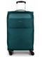 Середня текстильна валіза бірюзового кольору | 6766620