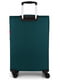 Середня текстильна валіза бірюзового кольору | 6766620 | фото 3