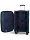 Середня текстильна валіза бірюзового кольору | 6766620 | фото 9