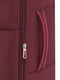 Середня текстильна валіза бордового кольору | 6766621 | фото 4