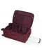 Середня текстильна валіза бордового кольору | 6766621 | фото 7