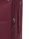 Велика текстильна валіза бордового кольору | 6766624 | фото 6