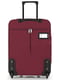Мала текстильна валіза бордового кольору | 6766645 | фото 2
