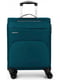 Мала текстильна валіза бірюзового кольору | 6766649