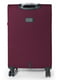 Середня текстильна валіза бордового кольору | 6766654 | фото 2