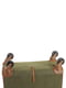 Середня текстильна валіза зеленого кольору | 6766663 | фото 6