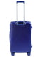 Середня синя дорожня пластикова валіза на 4-х колесах (60 л) | 6766754 | фото 3