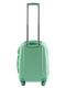Маленька зелена дорожня пластикова валіза на 4-х колесах (45 л) | 6766755 | фото 3