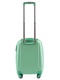 Зелена дорожня пластикова валіза маленького розміру на 4-х колесах (28 л) | 6766757 | фото 3