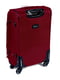Велика тканинна валіза бордового кольору на 4-х колесах | 6766758 | фото 2