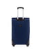 Велика тканинна валіза темно-синього  кольору на 4-х колесах | 6766762 | фото 3
