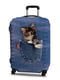 Чохол на валізу із дайвінгу з малюнком “Кошеня” (45-55 см) | 6766801