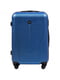 Середня синя дорожня пластикова валіза на 4-х колесах (62 л) | 6766813 | фото 2