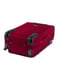 Велика тканинна валіза бордового кольору на 2-х колесах | 6766933 | фото 3