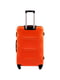 Середня помаранчева дорожня пластикова валіза на 4-х колесах (62 л) | 6766989 | фото 3
