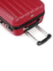 Середня пластикова валіза бордового кольору | 6767005 | фото 2