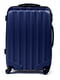 Середня пластикова валіза синього кольору | 6767006 | фото 2