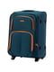 Мала тканинна валіза бірюзового кольору на 2-х колесах | 6767014
