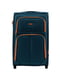 Велика тканинна валіза бірюзового кольору на 2-х колесах | 6767023 | фото 2