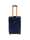 Тканинна валіза темно-синього кольору на 2-х колесах | 6767033 | фото 3