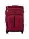 Мала тканинна валіза бордового кольору на 2-х колесах | 6767040 | фото 2