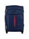 Мала тканинна валіза синього кольору на 2-х колесах | 6767044 | фото 2