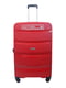 Велика пластикова валіза червоного кольору | 6767090