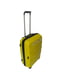 Середня пластикова валіза жовтого кольору | 6767096 | фото 2